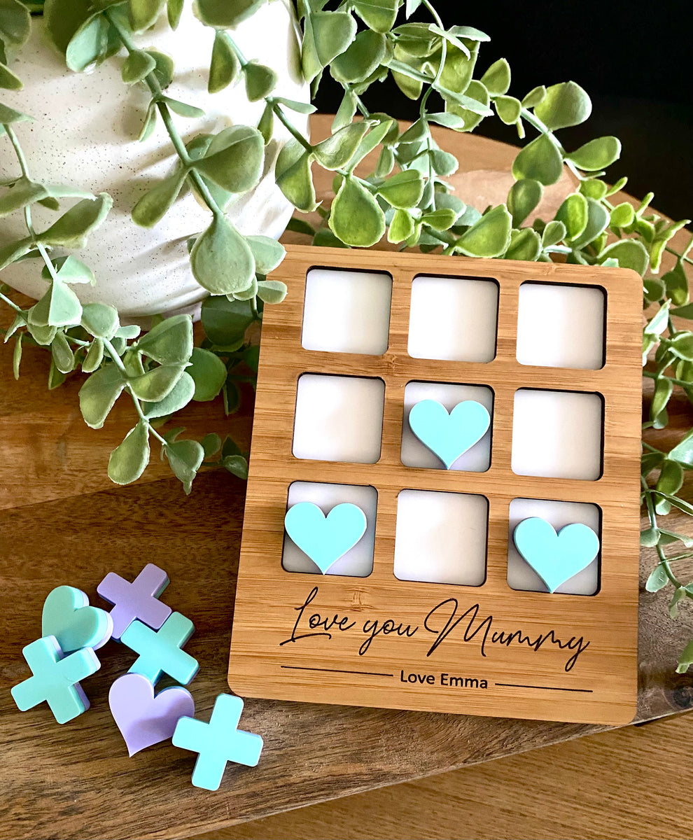 TIC TAC TOE GAME Butterfly Kisses Wall Art & Decor