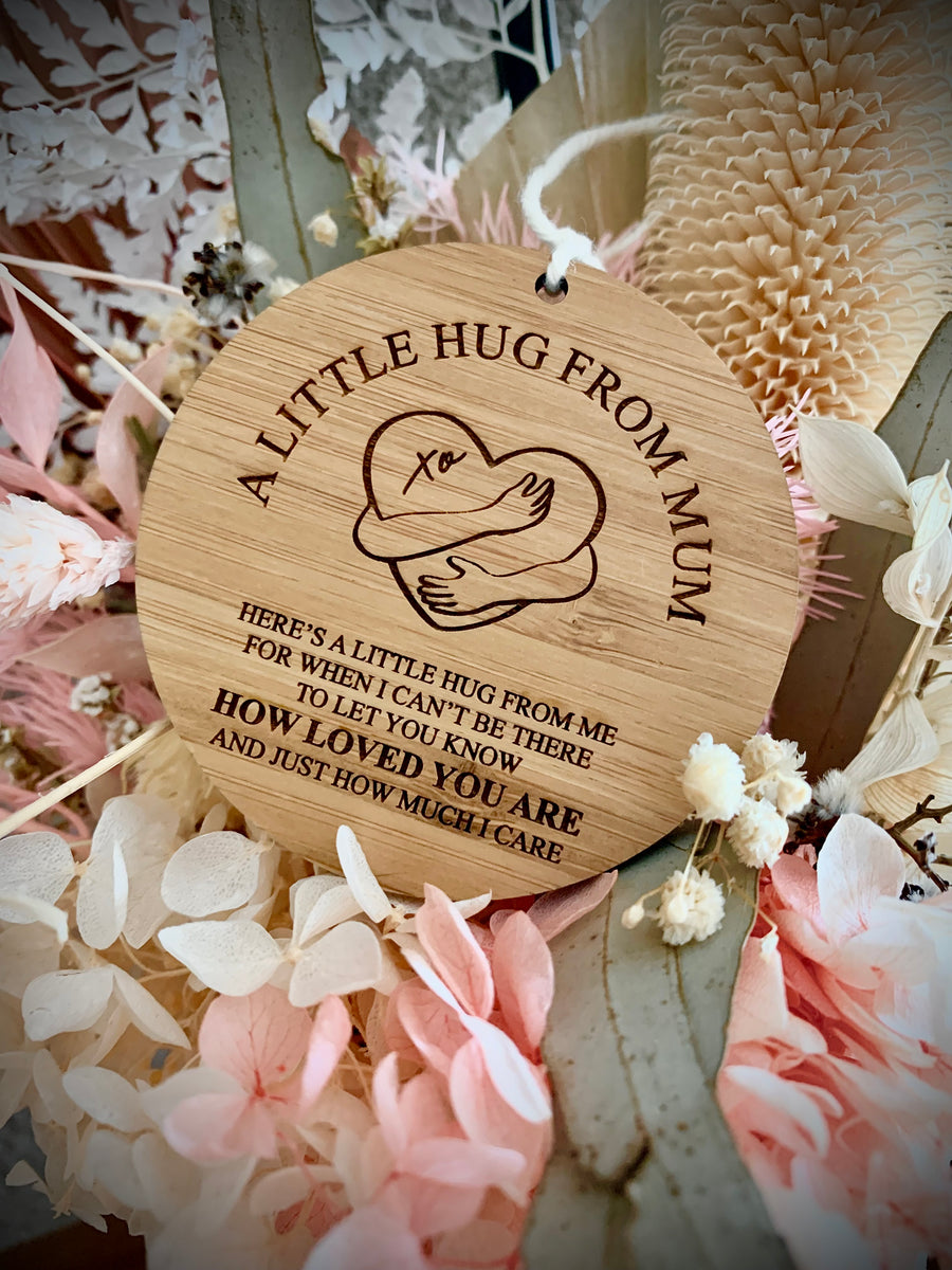 “A LITTLE HUG” DISC Butterfly Kisses Wall Art & Decor