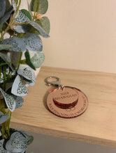Load image into Gallery viewer, DOUBLE LAYER “YOUR TEACHING IS A WORK OF HEART” KEYRING