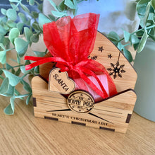 Load image into Gallery viewer, PERSONALISED CHRISTMAS LIST DECORATION/KEEPSAKE
