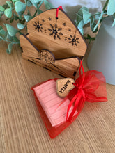 Load image into Gallery viewer, PERSONALISED CHRISTMAS LIST DECORATION/KEEPSAKE