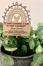 Load image into Gallery viewer, RAINBOW TEACHER APPRECIATION PLANTER STICK