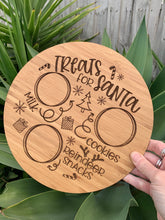 Load image into Gallery viewer, DOUBLE-SIDED SANTA/EASTER BUNNY SNACK PLATE