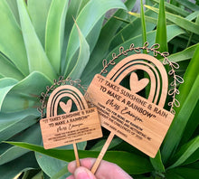 Load image into Gallery viewer, RAINBOW TEACHER APPRECIATION PLANTER STICK
