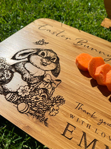 EASTER BUNNY SNACK BOARD