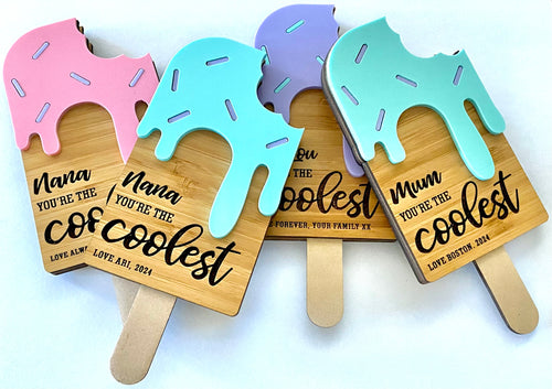 ICECREAM FRIDGE MAGNET / GIFT CARD HOLDER