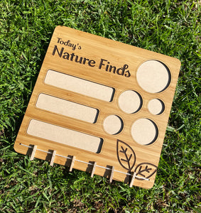 'TODAY'S NATURE FINDS'  BOARD