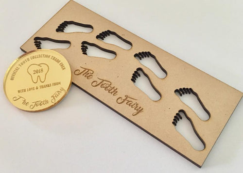 TOOTH FAIRY STENCIL & COIN SET