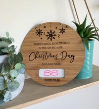 Load image into Gallery viewer, CHRISTMAS COUNTDOWN PLAQUE