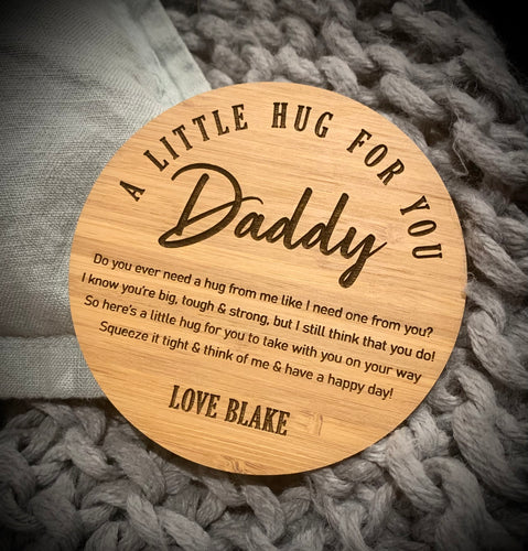 “A LITTLE HUG FOR YOU DADDY” DISC