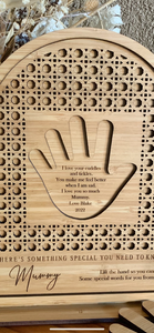 "SOME SPECIAL WORDS FROM ME FOR YOU" PLAQUE