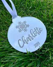 Load image into Gallery viewer, PERSONALISED CHRISTMAS BAUBLE