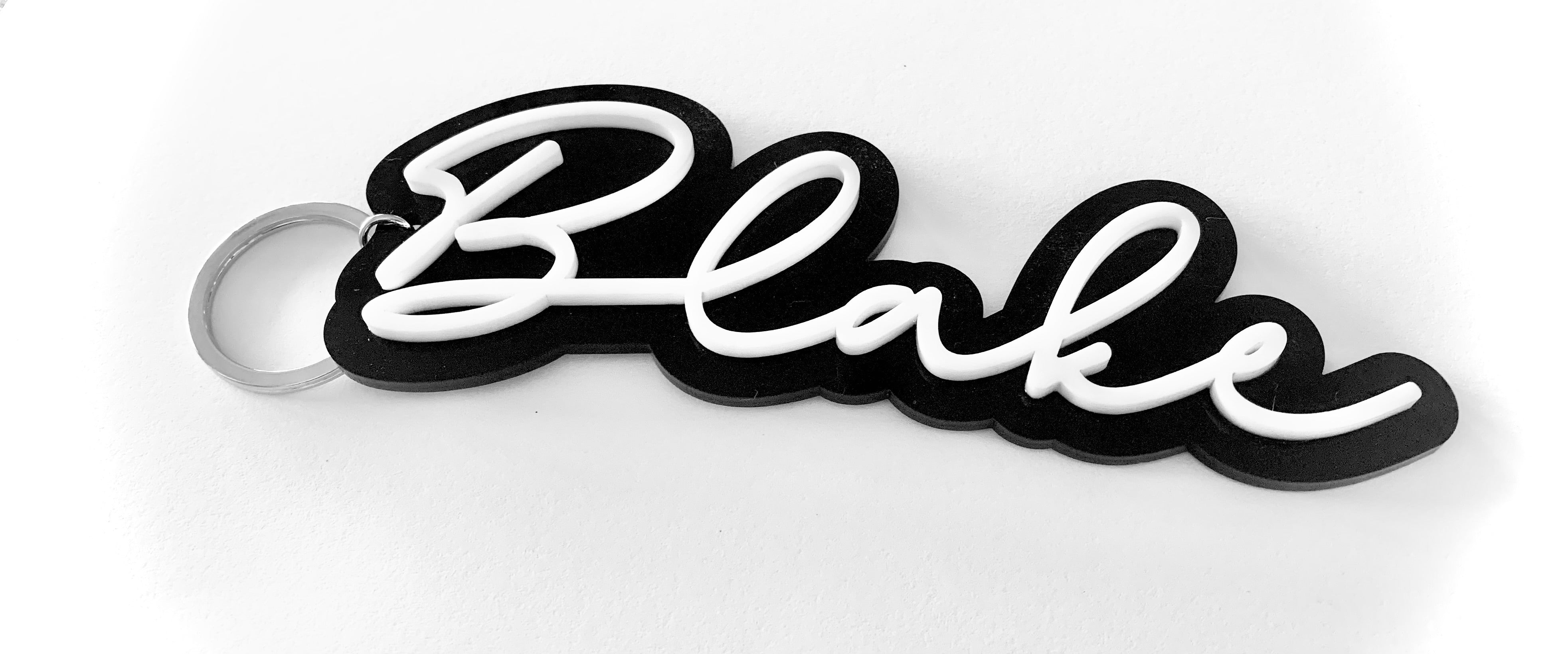 ACRYLIC BAG TAG (BUBBLE STYLE)