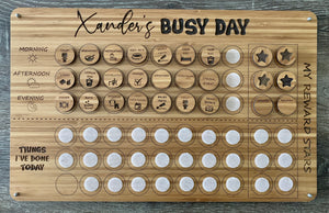 “BUSY DAY” VISUAL CHART