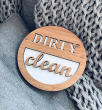 Load image into Gallery viewer, &quot;CLEAN/DIRTY&quot; DISHWASHER SIGNAGE