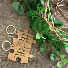 Load image into Gallery viewer, “YOU’RE MY PERSON” PUZZLE KEYRING SET