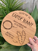 Load image into Gallery viewer, DOUBLE-SIDED SANTA/EASTER BUNNY SNACK PLATE