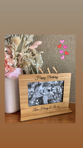 PERSONALISED PHOTO FRAME