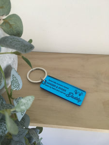 “SOME LITTLE HUMANS STOLE MY HEART” KEYRING