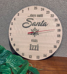 PERSONALISED CHRISTMAS COUNTDOWN "CLOCK"