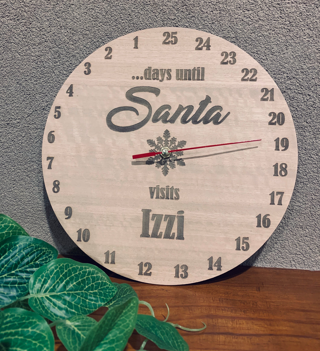 PERSONALISED CHRISTMAS COUNTDOWN 